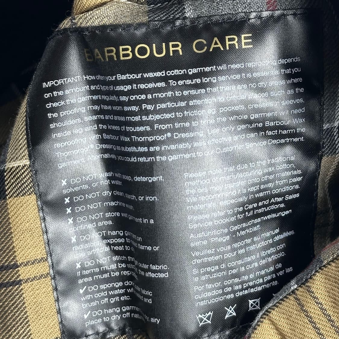 BarBour 바버 인터내셔널 벨티드 왁스자켓 36 상품이미지10