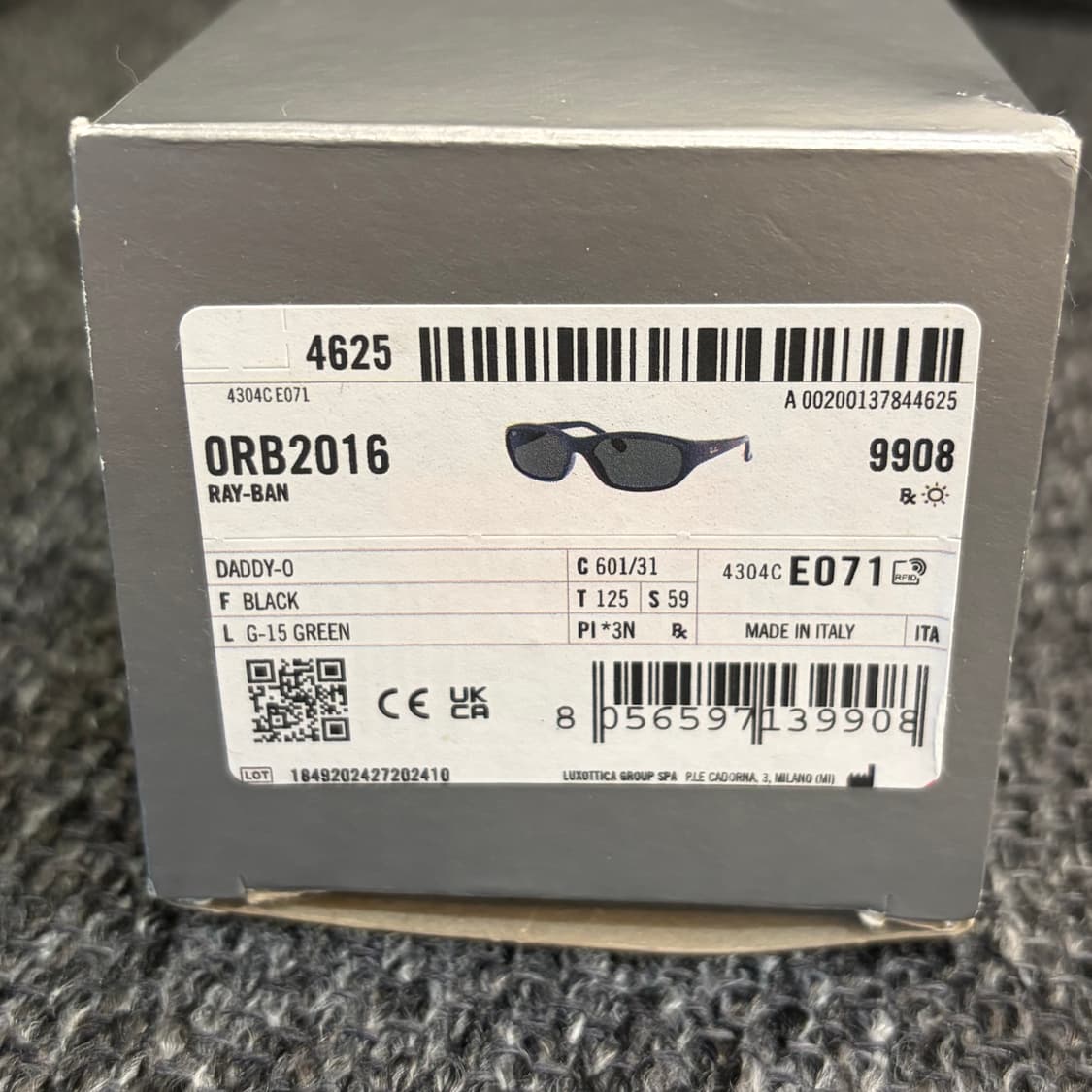 레이벤 대디오 RayBan Daddy-O RB 2016 상품이미지6