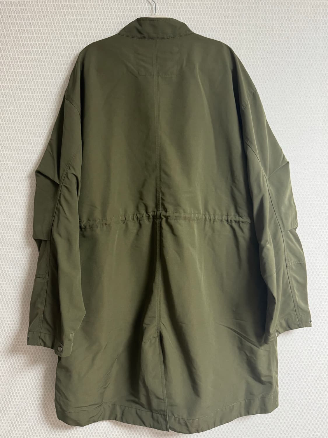 코드그라피 피쉬테일 레이어드 후드 롱파카 상품이미지2