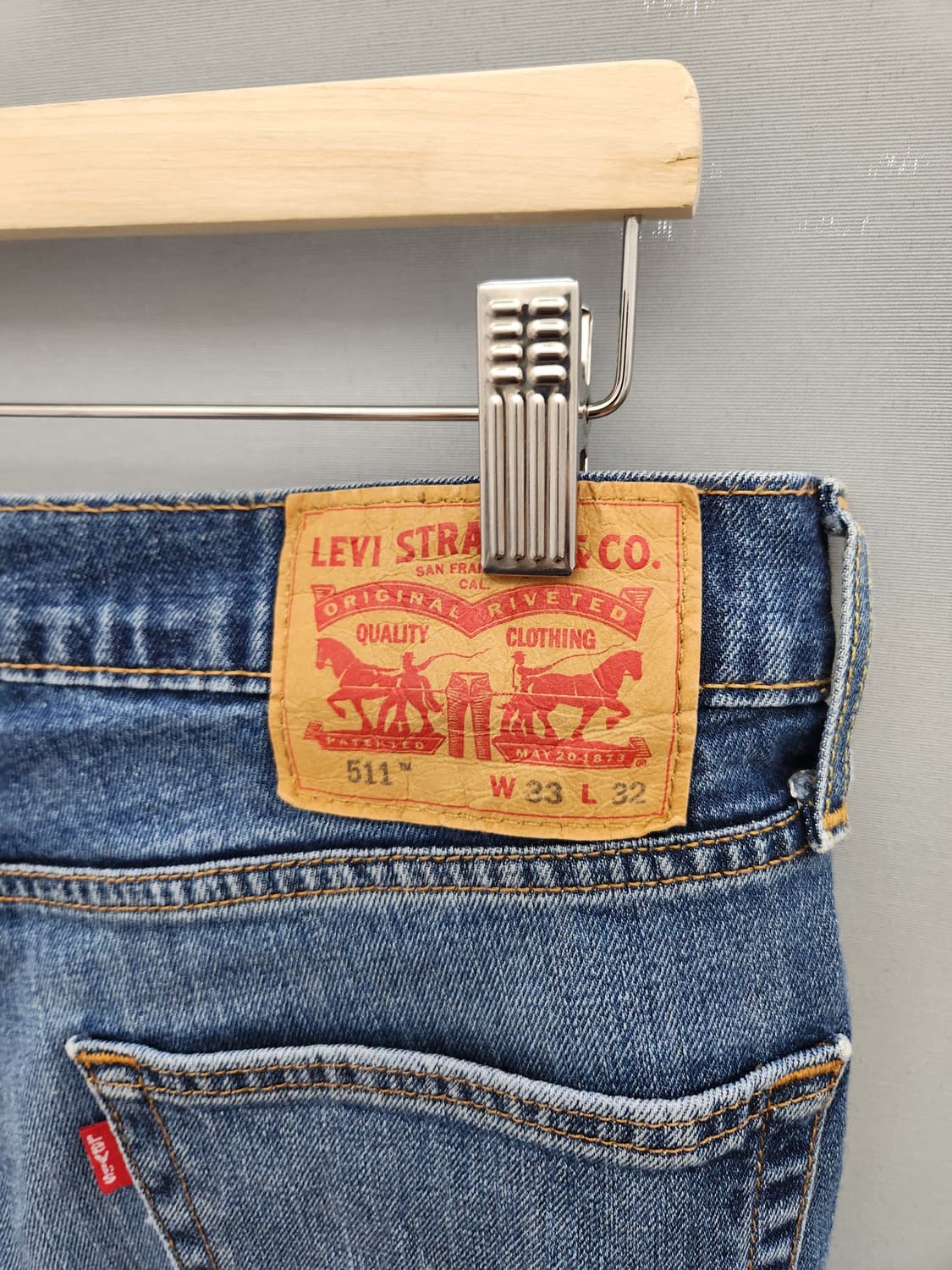 리바이스 511 LEVI'S 청바지 중청 W33/L32 상품이미지1