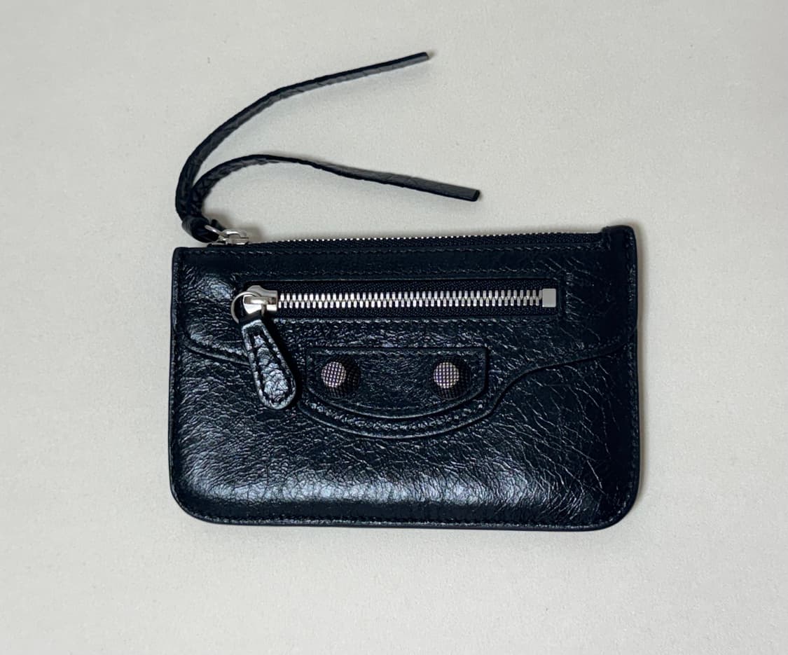 발렌시아가 카드지갑 블랙 상품이미지3