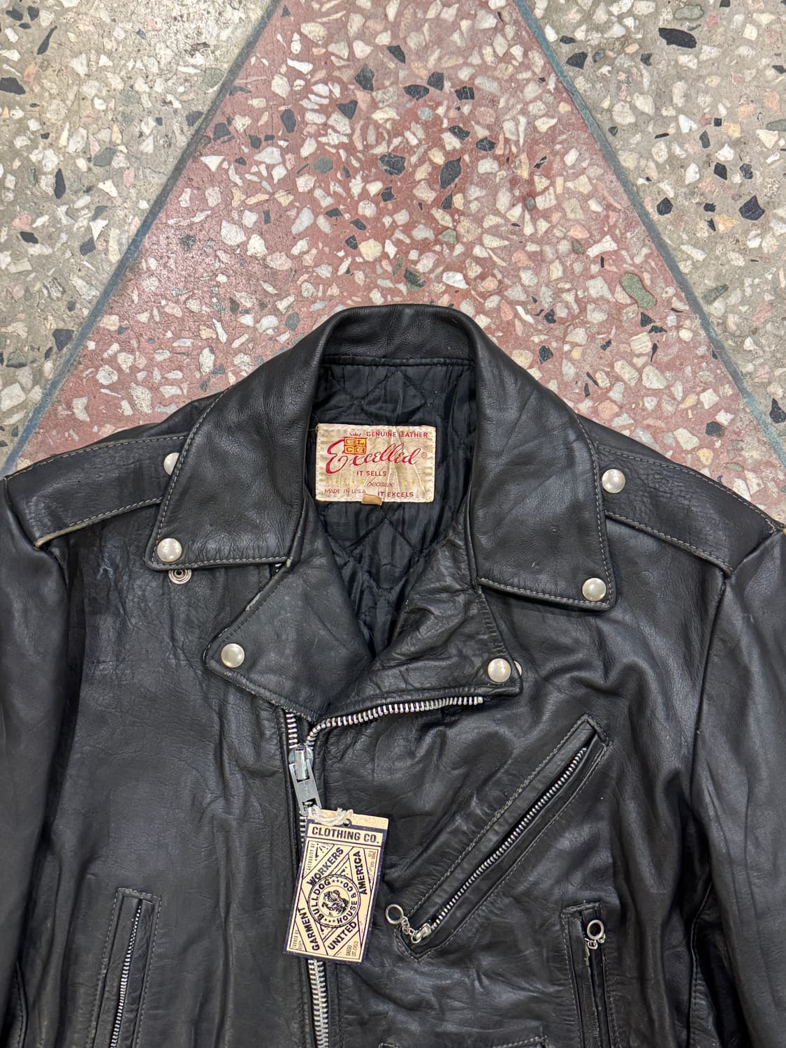 70s Excelled 더블 라이더자켓 (42) 상품이미지6