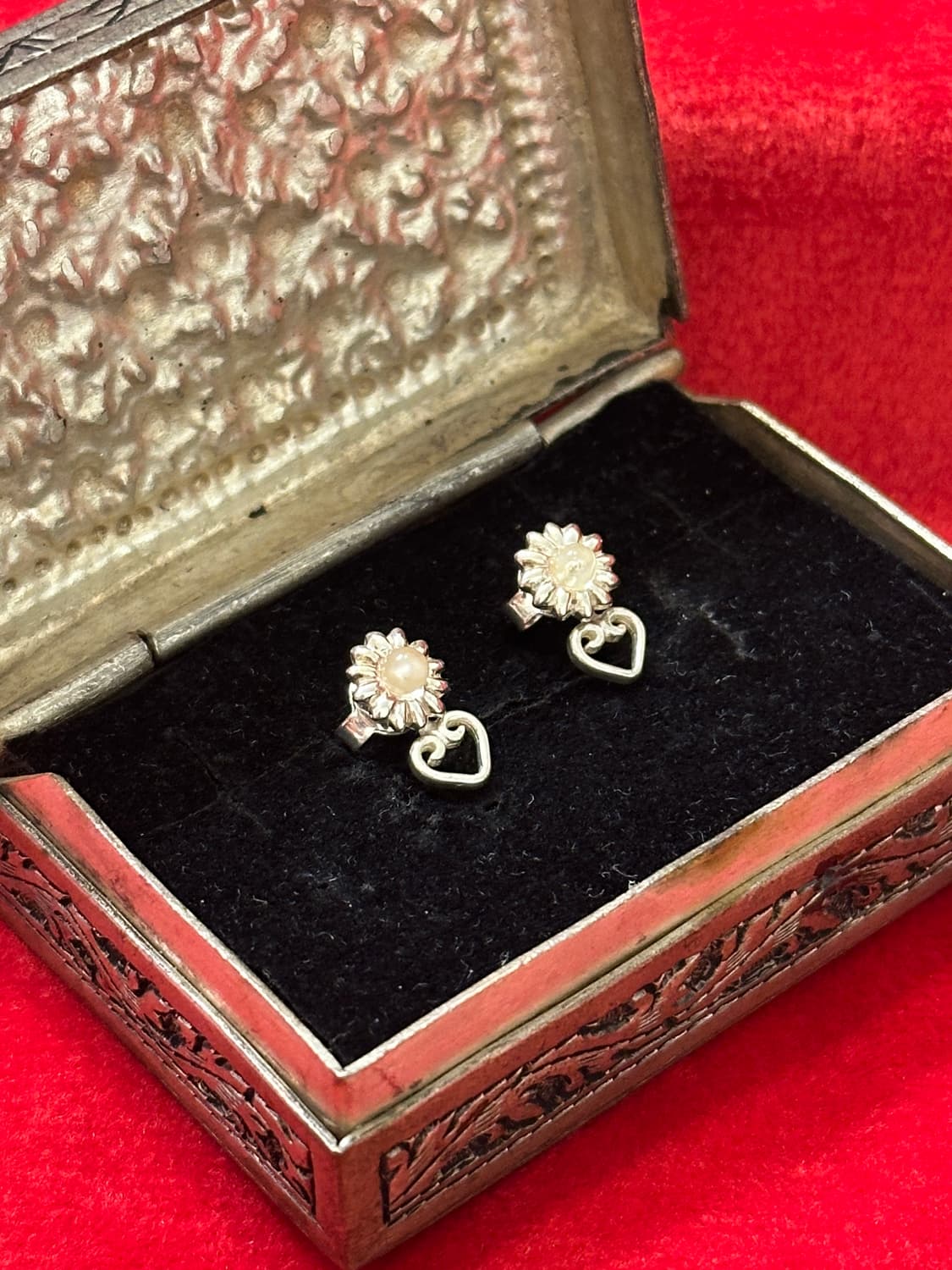 Vintage Daisy 925silver earring 상품이미지1
