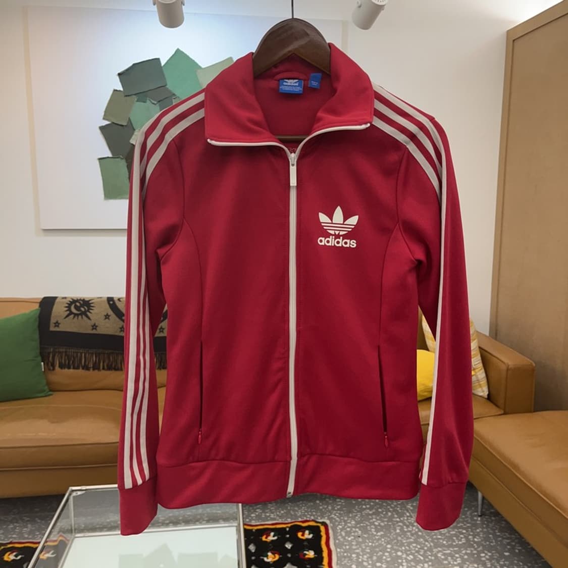 아디다스 00's Y2K 트랙탑 져지 다크핑크 집업 95 C06661 상품이미지3