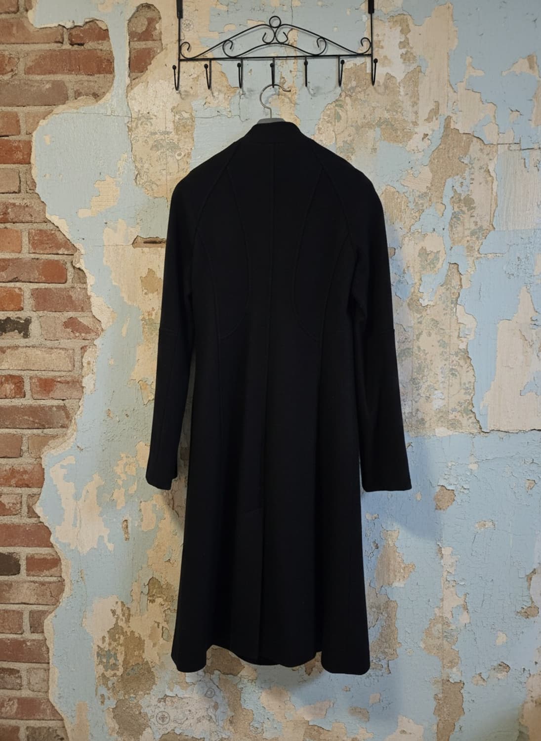 Armani Exchange 블랙 롱 코트 55 상품이미지2