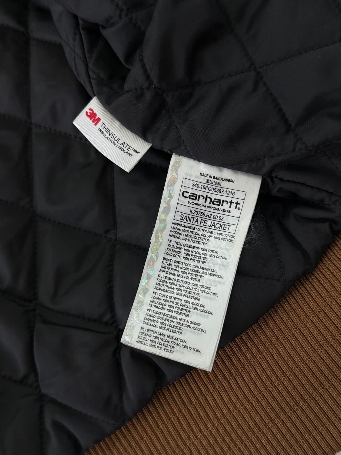 칼하트 WIP 브라운 OG 산타페 자켓 상품이미지7