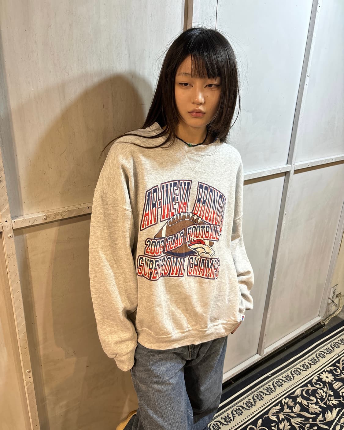 90s RUSSELL y2k grunge purple sweats 상품이미지1