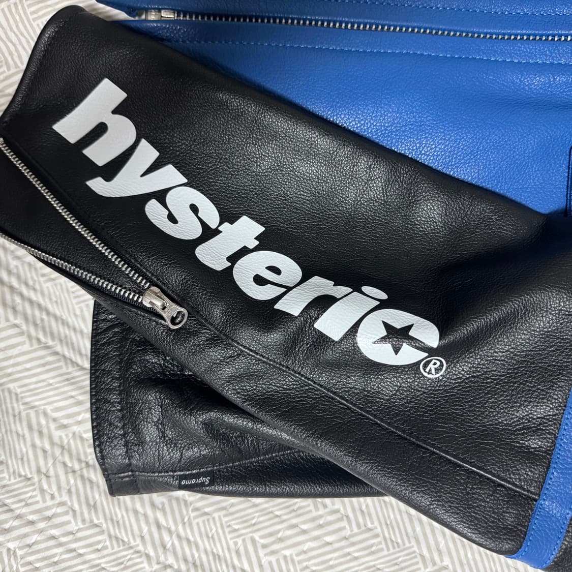 m)슈프림 히스테릭글래머 벤슨 가죽 자켓 상품이미지3