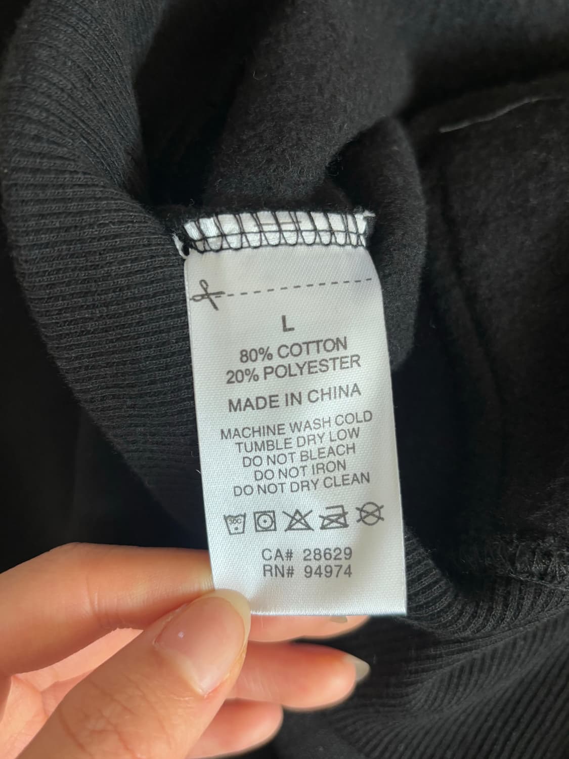 Stussy 스투시 블랙 코스모스 로고 후드티 상품이미지6