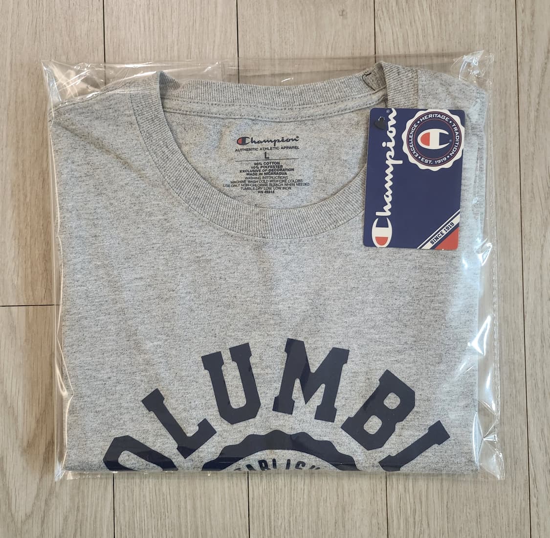 챔피온 반팔티 ●남녀공용 ●표기사이즈 L(S~L가능)  상품이미지1