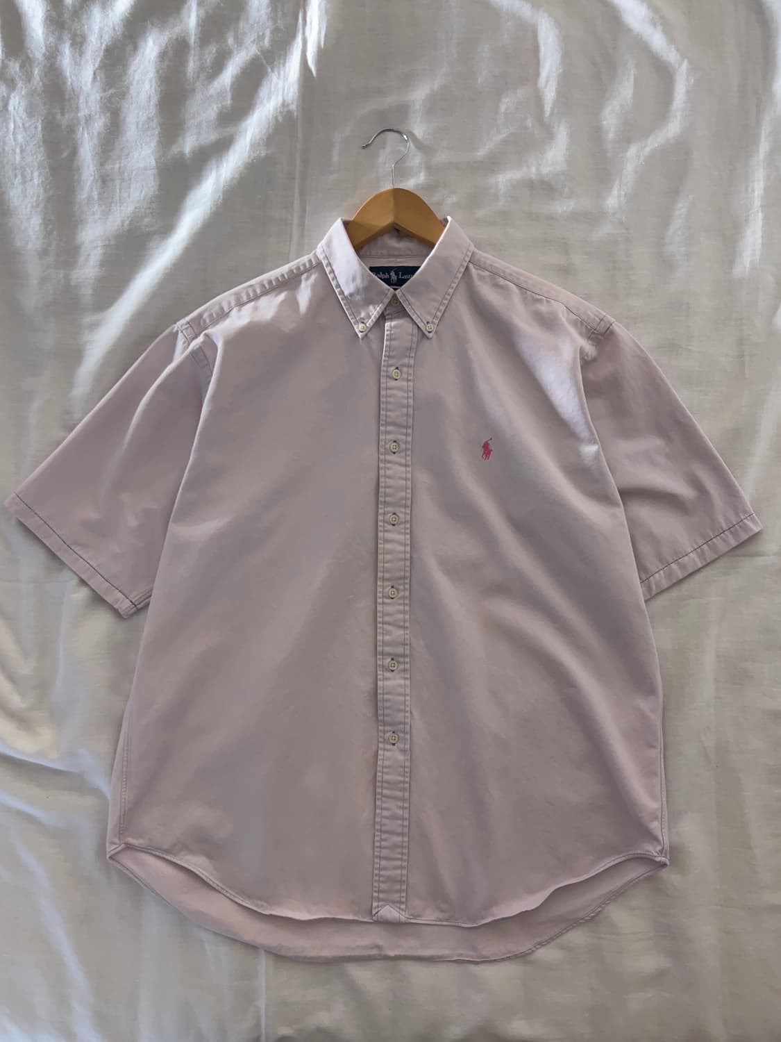 폴로 랄프로렌 솔리드 반팔셔츠 L 상품이미지2