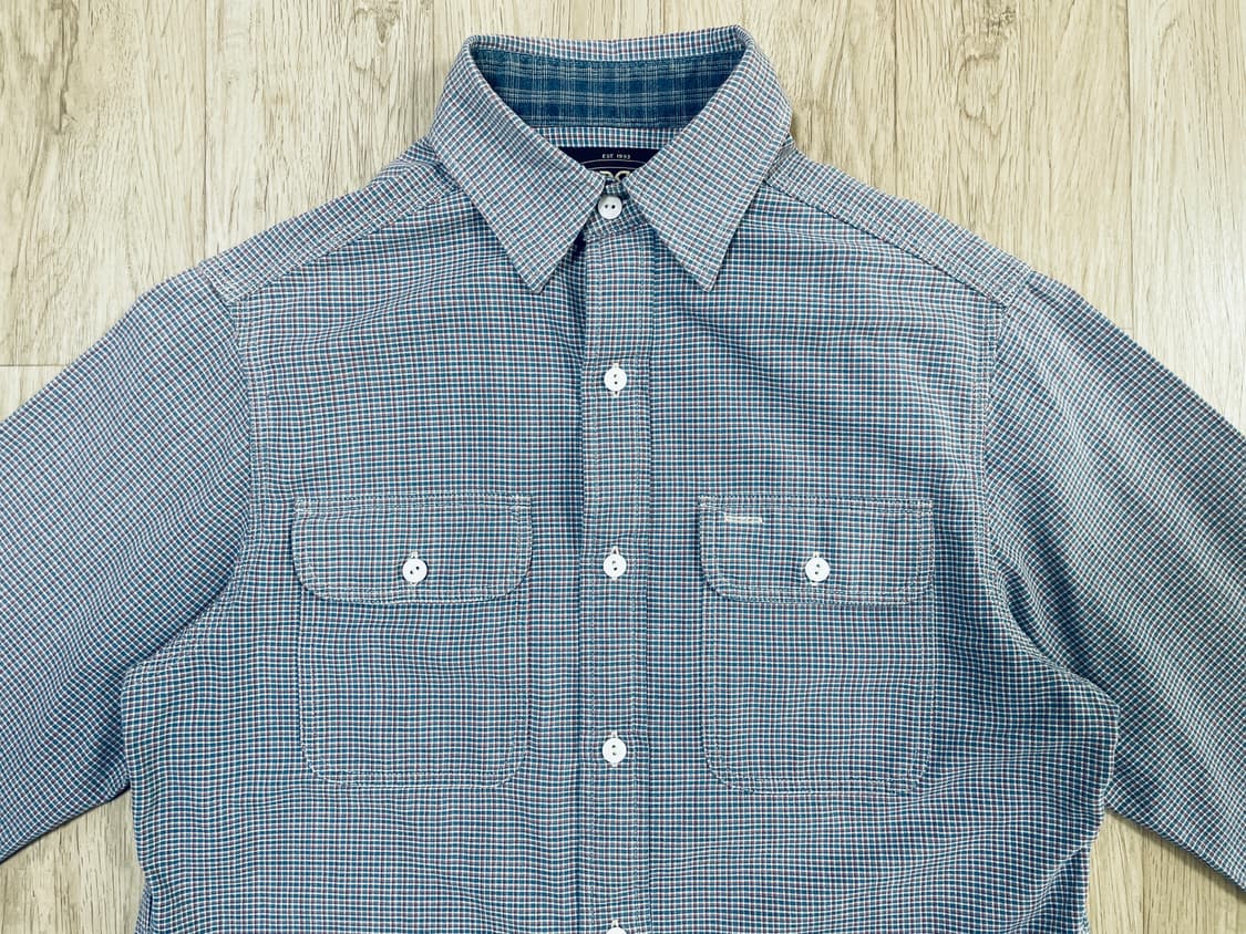 90~95) RRL 잔체크 워크셔츠 상품이미지5