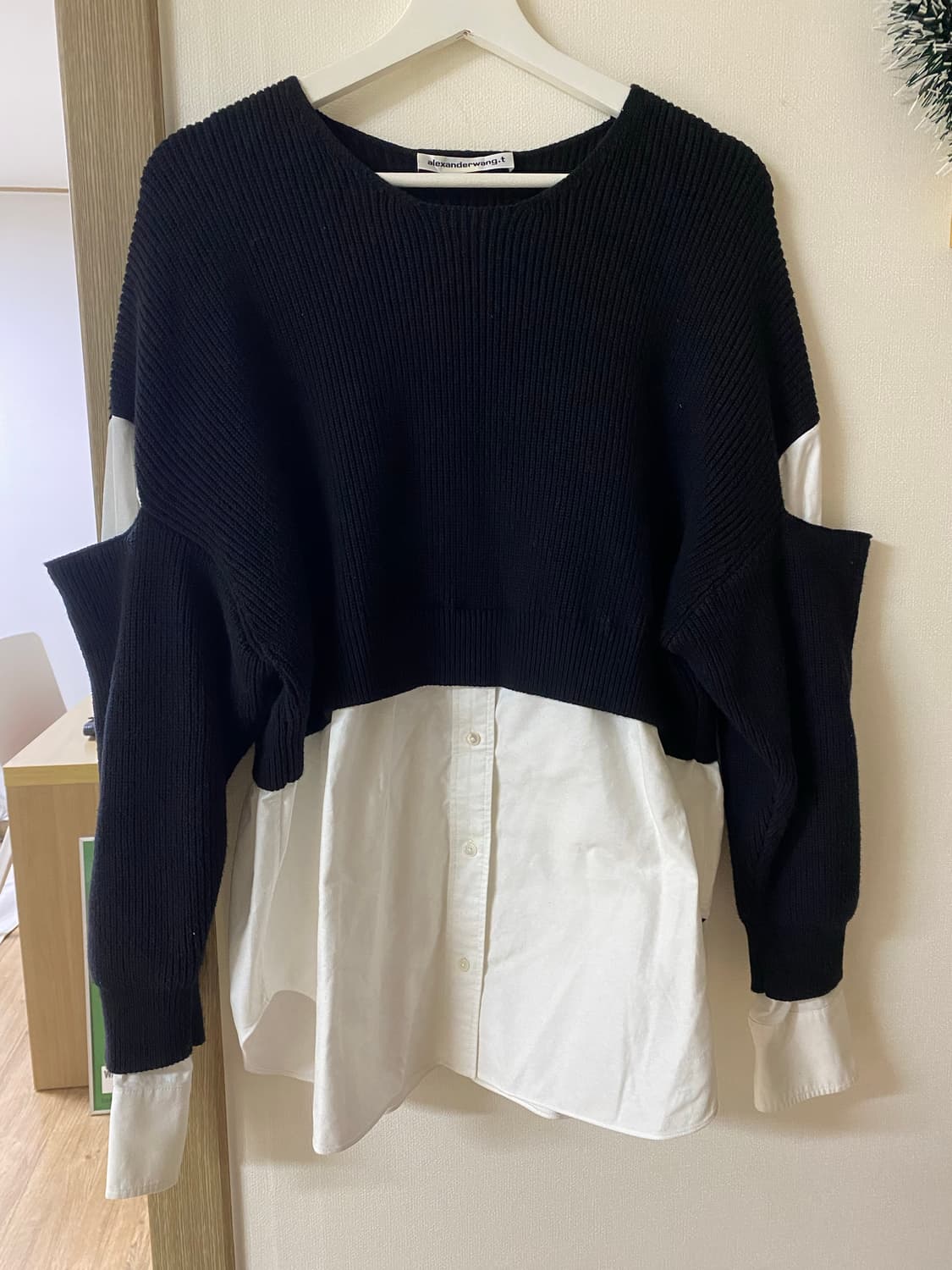 알렉산더왕 레이어드 니트 셔츠  상품이미지2