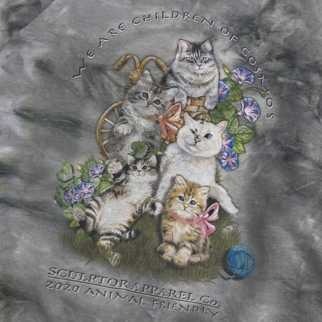 스컬프터 그레이 컬러 프린팅 빅로고 맨투맨 상품이미지2