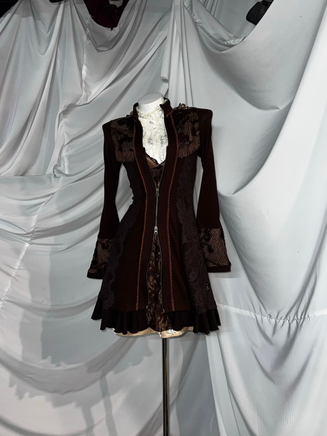 Ozz Angelo 오즈안젤로 브라운 클래식 고딕 오리엔탈 코디세트  상품이미지9