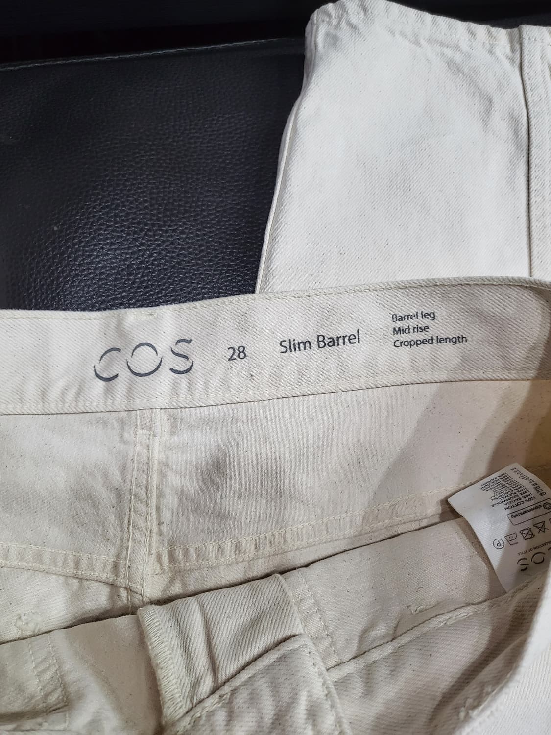 코스 데님 배럴핏 팬츠 상품이미지7