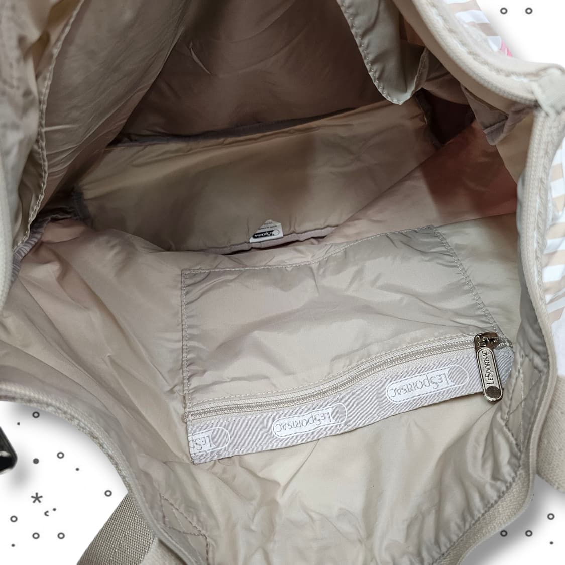 LeSportsac 레스포삭 스트라이프 플로럴 토트백 상품이미지7