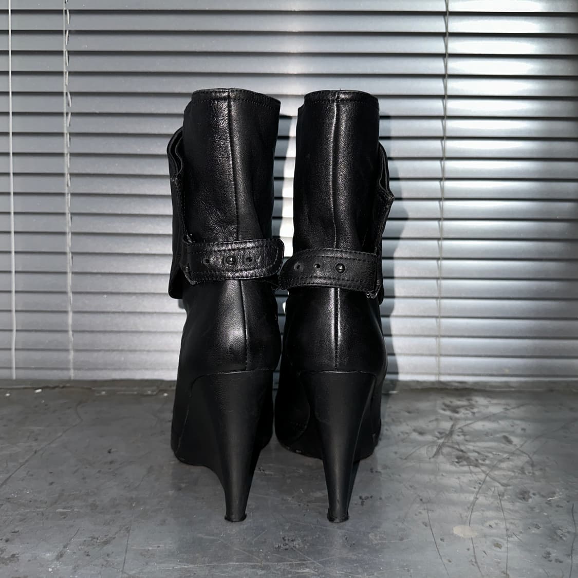 00s 폴드 오버 양가죽 웨치 부츠 상품이미지3