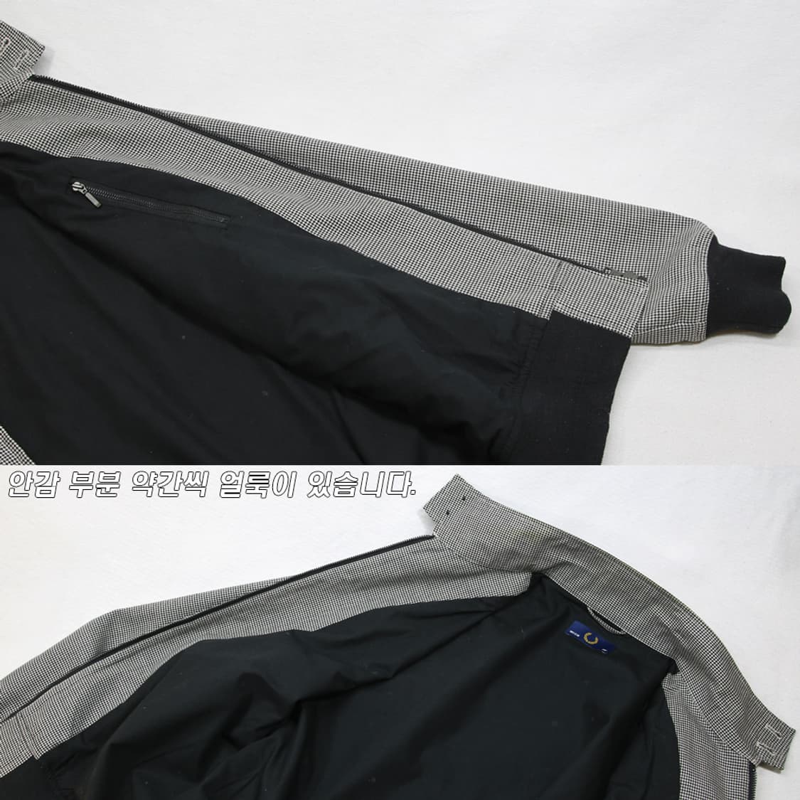 (착용컷) FRED PERRY 하운즈투스 체크 해링턴 자켓 (98) 상품이미지8