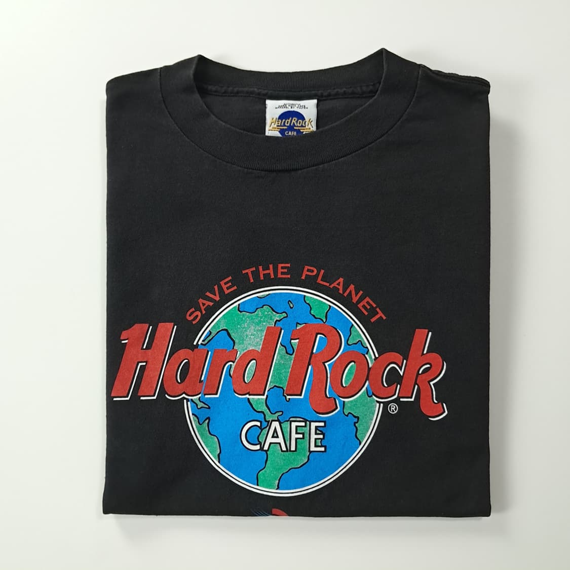 CK401 XL 하드락카페 90s 캐나다판 스카이돔 블랙 반팔 티셔츠 상품이미지7