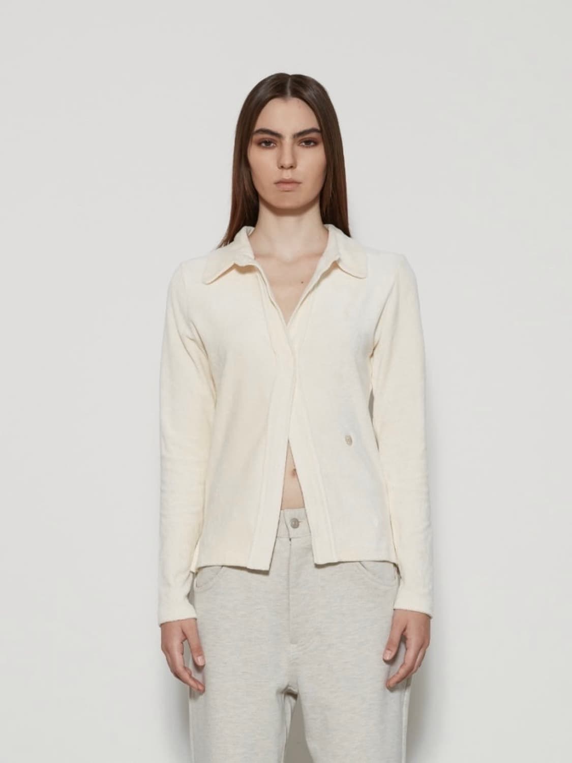 쓰리투에이티 폴로 태리 셔츠 s 상품이미지1