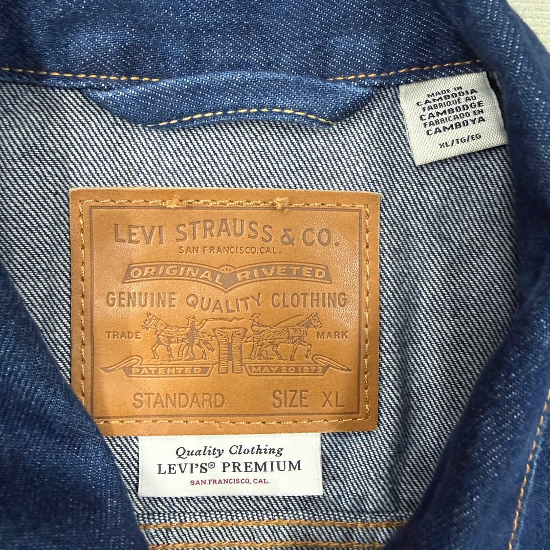 (XL)리바이스 Levis3세대 트러커 데님 자켓 상품이미지2