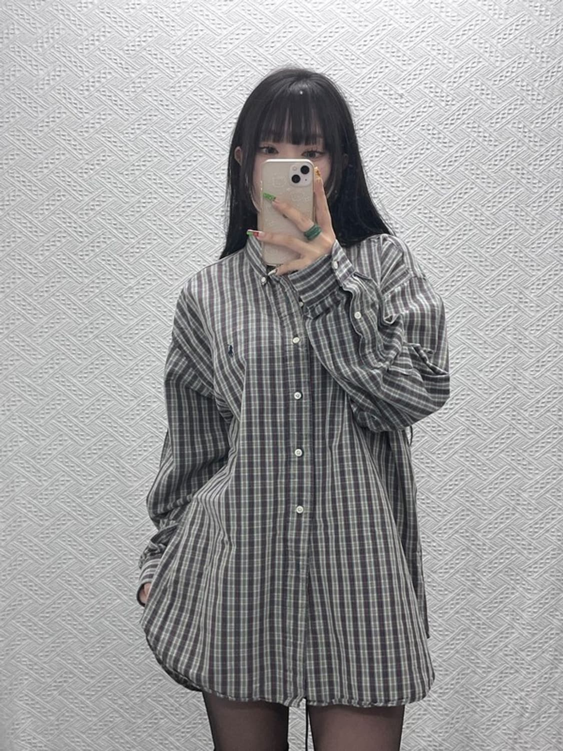 폴로 랄프로렌 빈티지 컨트리 오버핏 체크 셔츠 L C09557 상품이미지2