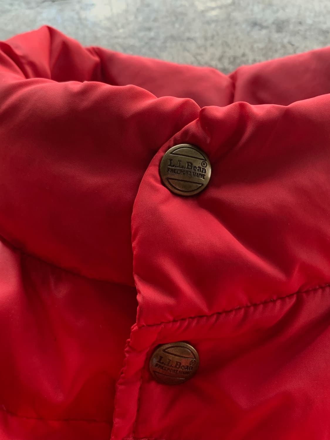 80-90s 엘엘빈 트레일 모델 다운 베스트 상품이미지3