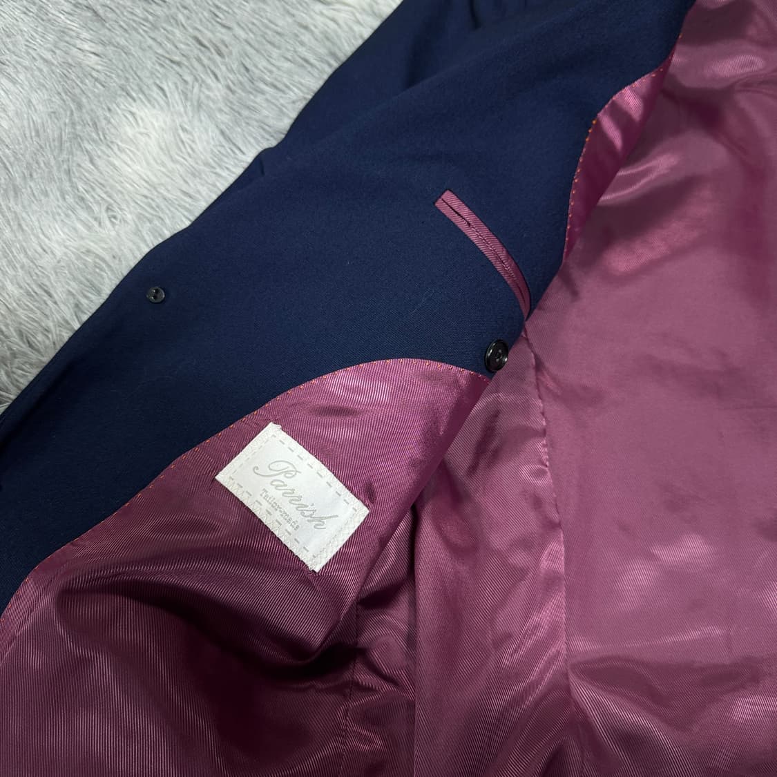 남자 페리쉬 맞춤정장세트 네이비 95 M 사이즈  상품이미지3