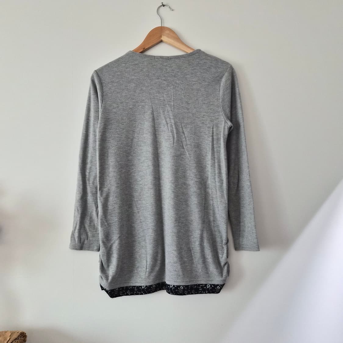 일본 빈티지 모리걸 레이어드 스타일 셔링 티셔츠 상품이미지4