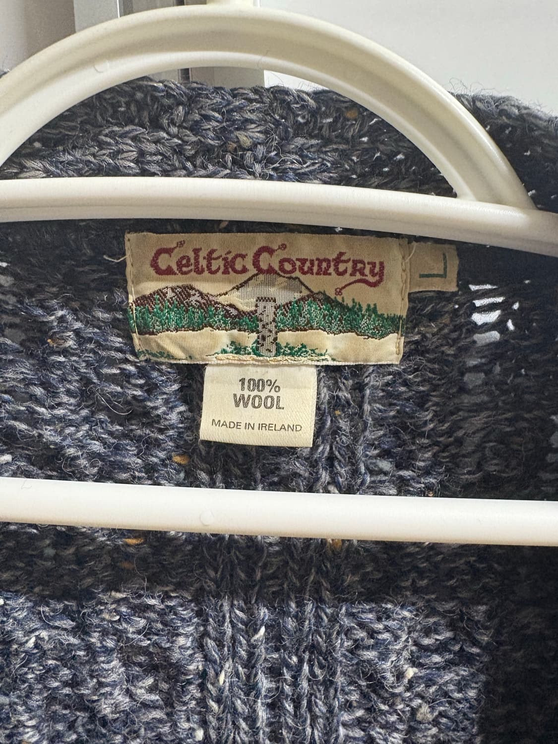 Celtic Country 케이블 니트 가디건 L 상품이미지3