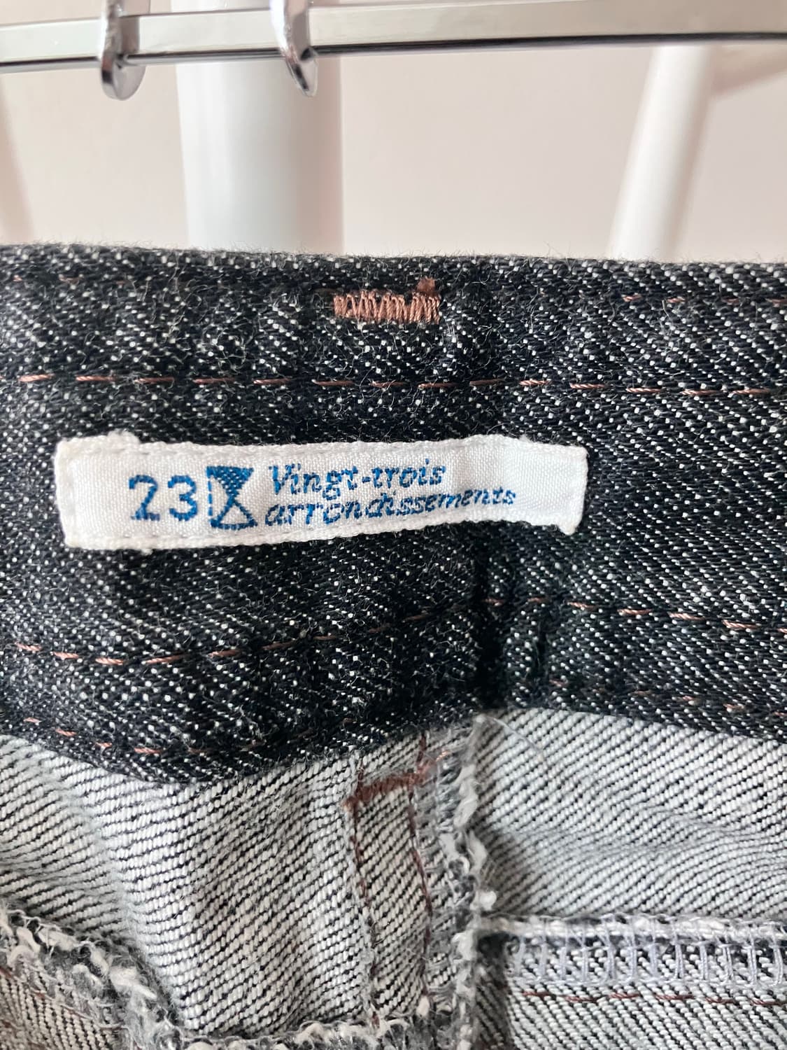 23구 생지데님 와이드팬츠 일본빈티지 로우라이즈청바지 상품이미지6