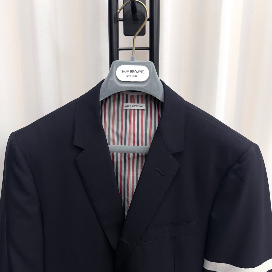 [상의 2, 하의 1] 톰브라운 사선완장 수트 셋업 + 넥타이 상품이미지5
