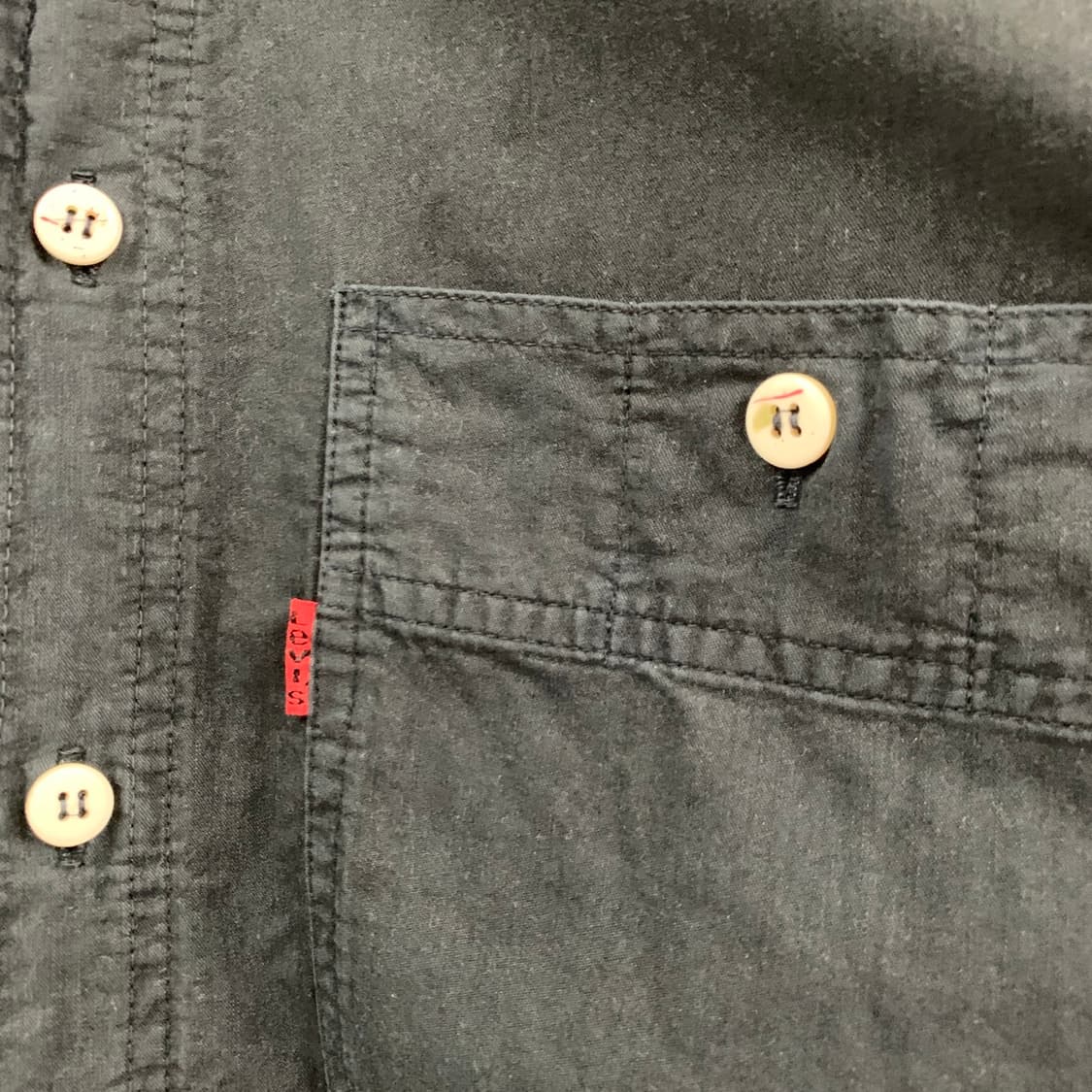 M 리바이스 90s 빈티지 KOREA 더블 포켓 워크 셔츠 상품이미지4