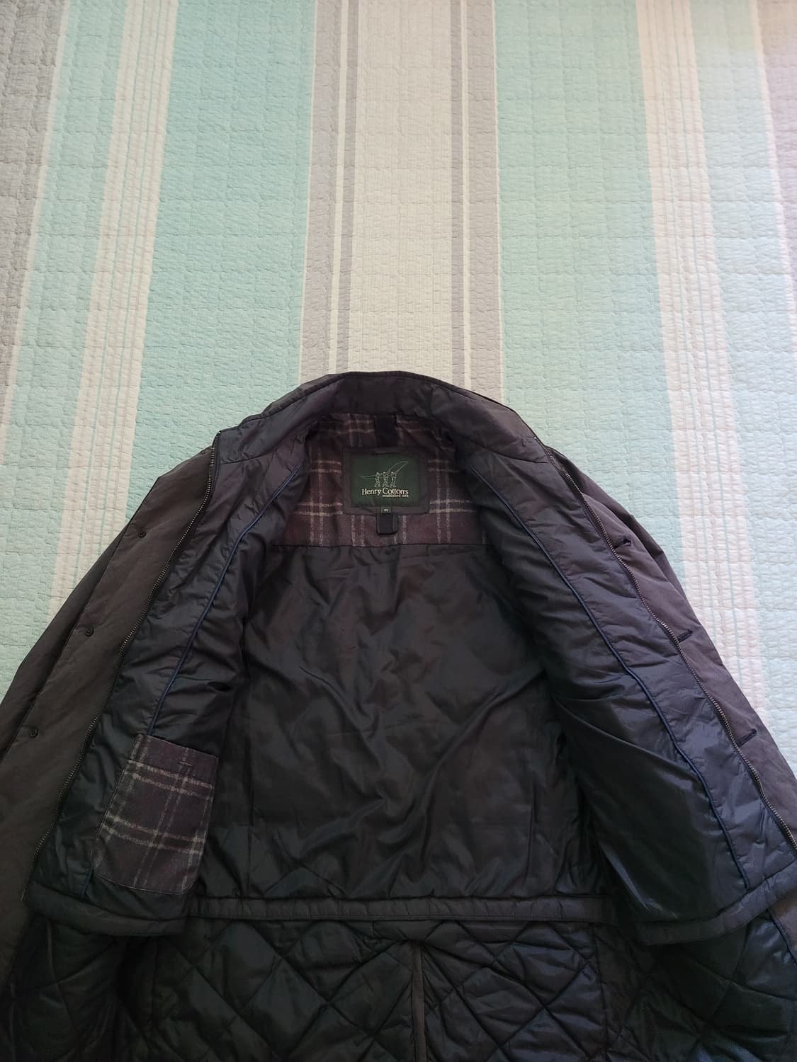 헨리코튼 Henrycotton. 구스다운 파일럿코트. 95사이즈 상품이미지4