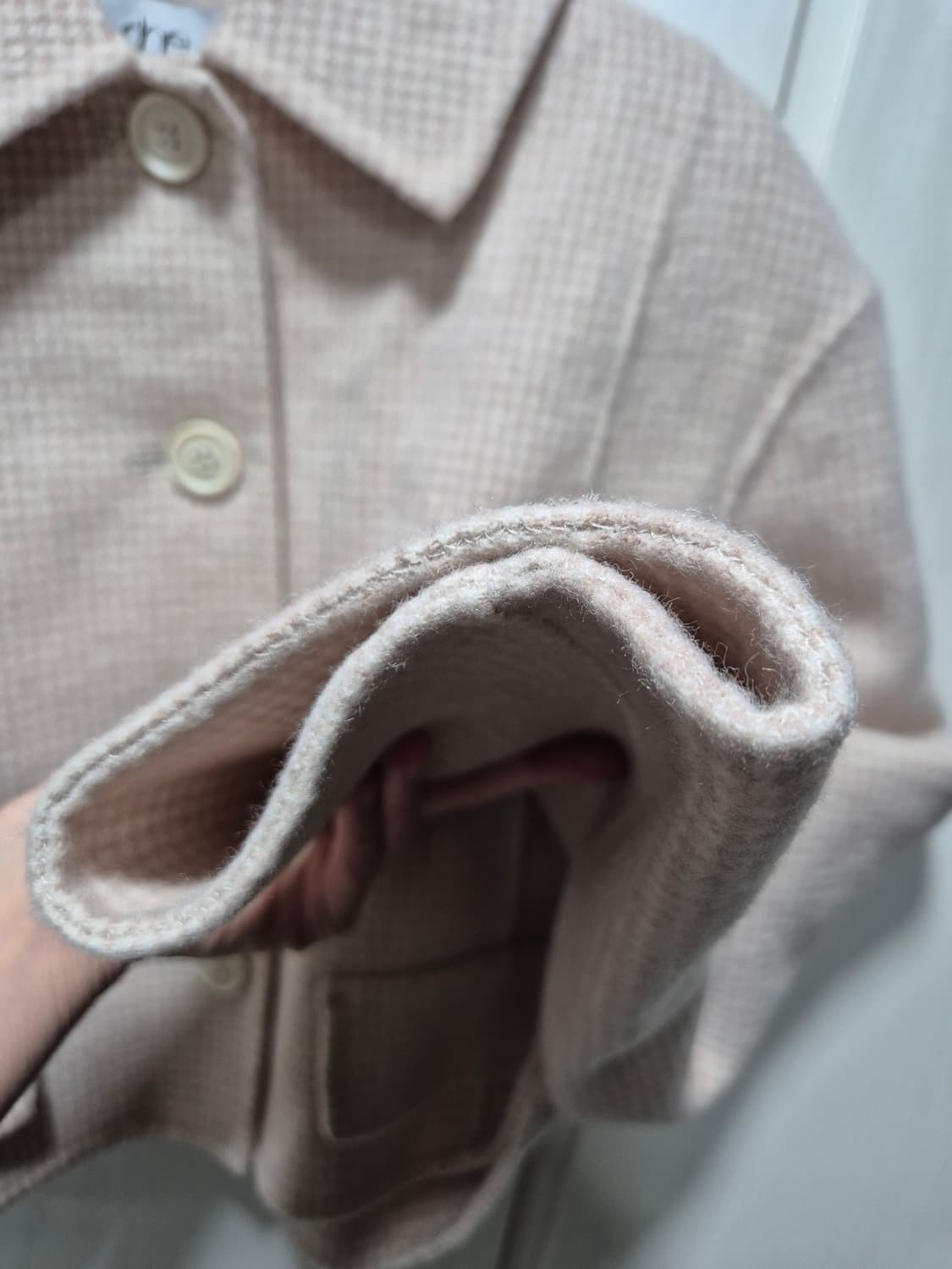 (세일)(새상품)CHE크롭 울 자켓 .새상품 상품이미지5