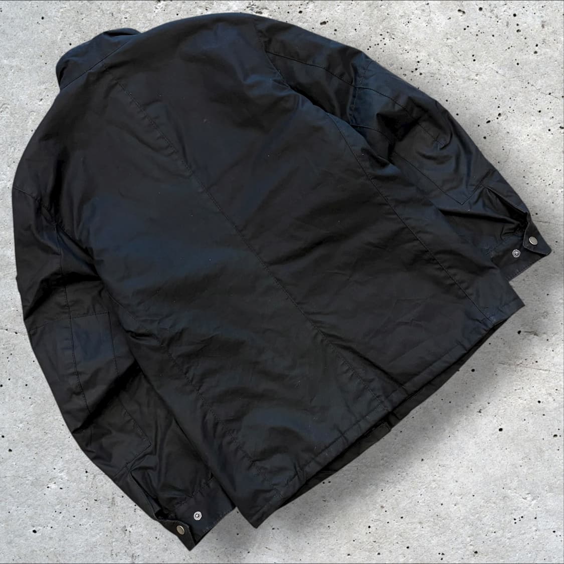 [M] 바버 듀크 왁스 인터내셔널 블랙 자켓 B270 상품이미지2