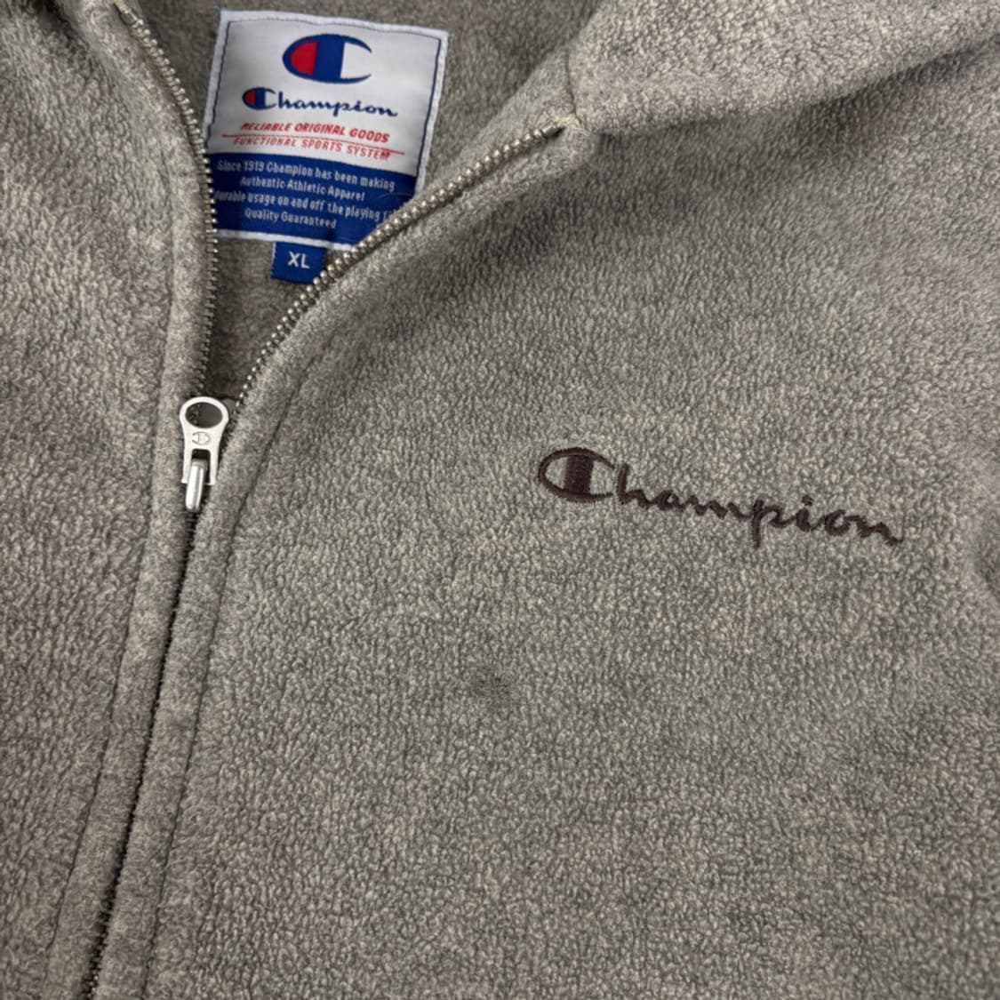 [XL] 챔피온 누빔 후리스 후드집업 상품이미지3