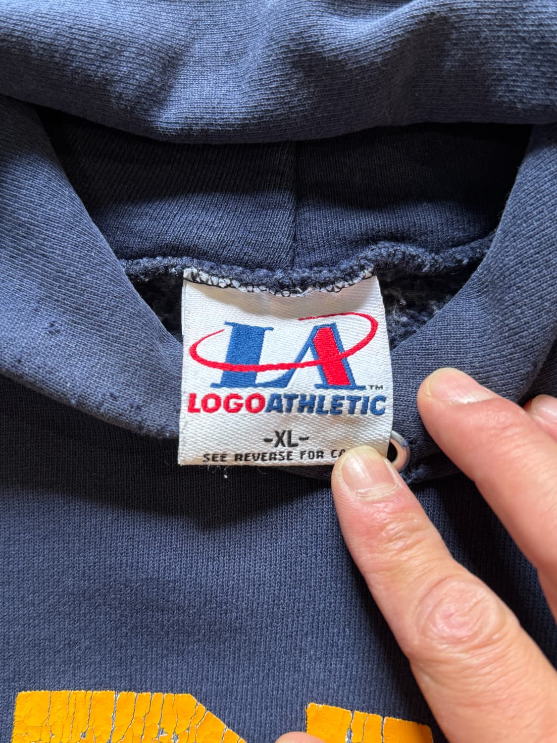 Logo Athletic 90s 빈티지 크랙 프린팅 스웻셔츠 상품이미지4