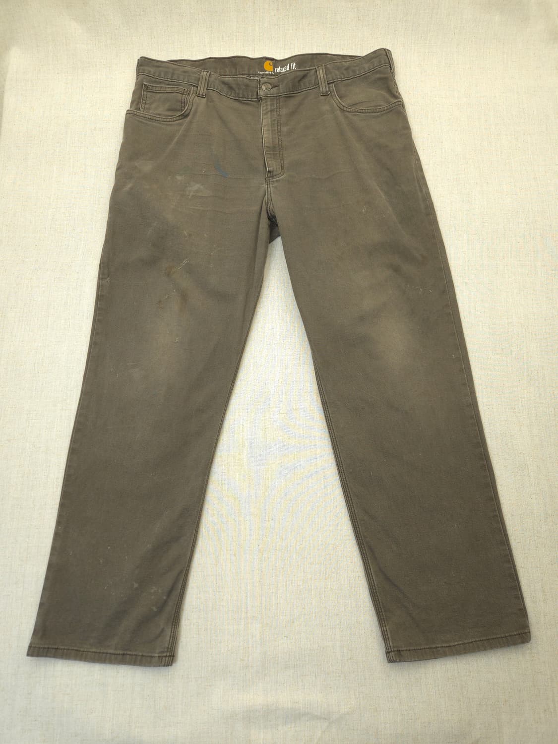 칼하트 릴랙스핏 브라운 면바지 상품이미지1