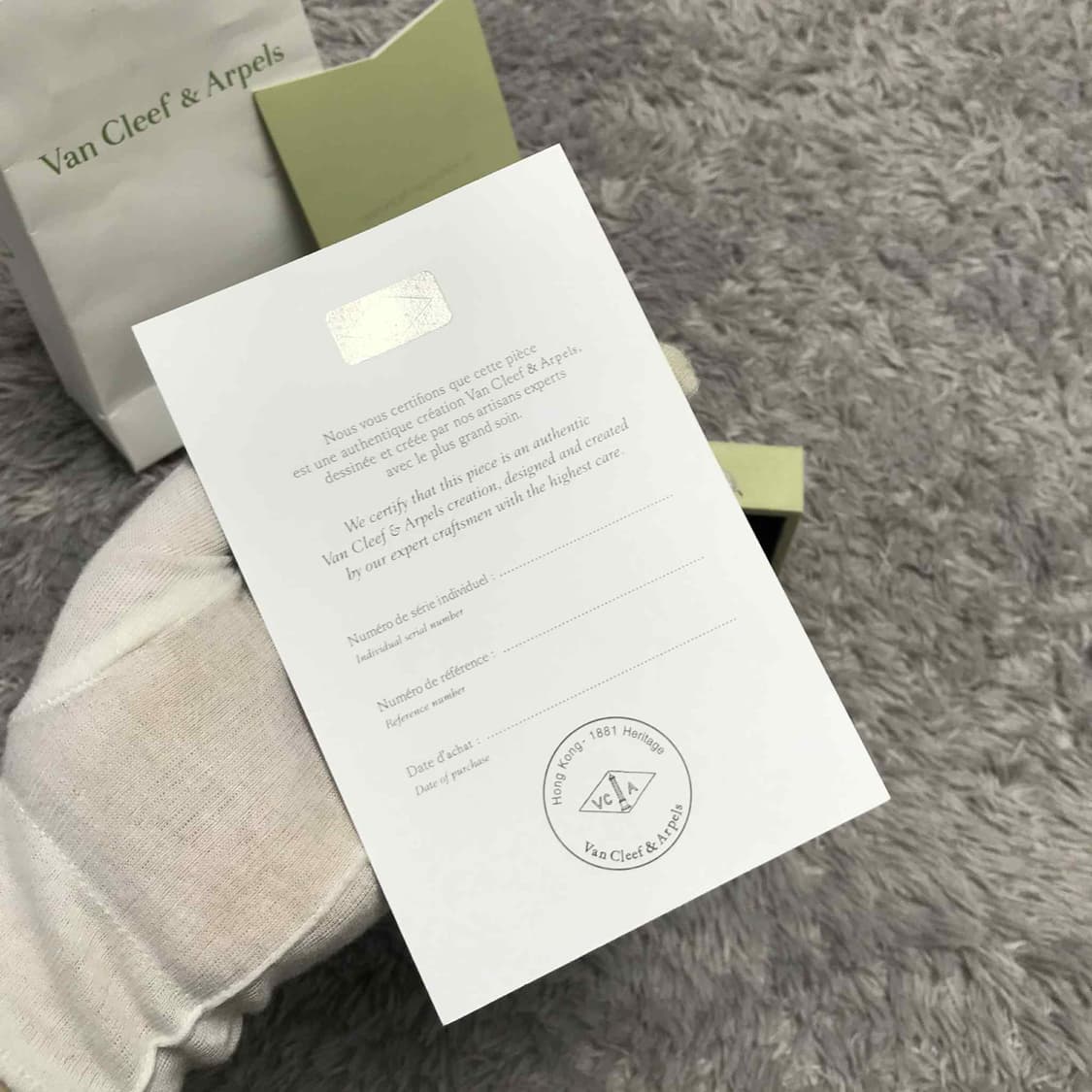 {클로젯}[풀구성] 반클리프 알함브라 브레이슬릿 5모티브 팔찌 그린 상품이미지8