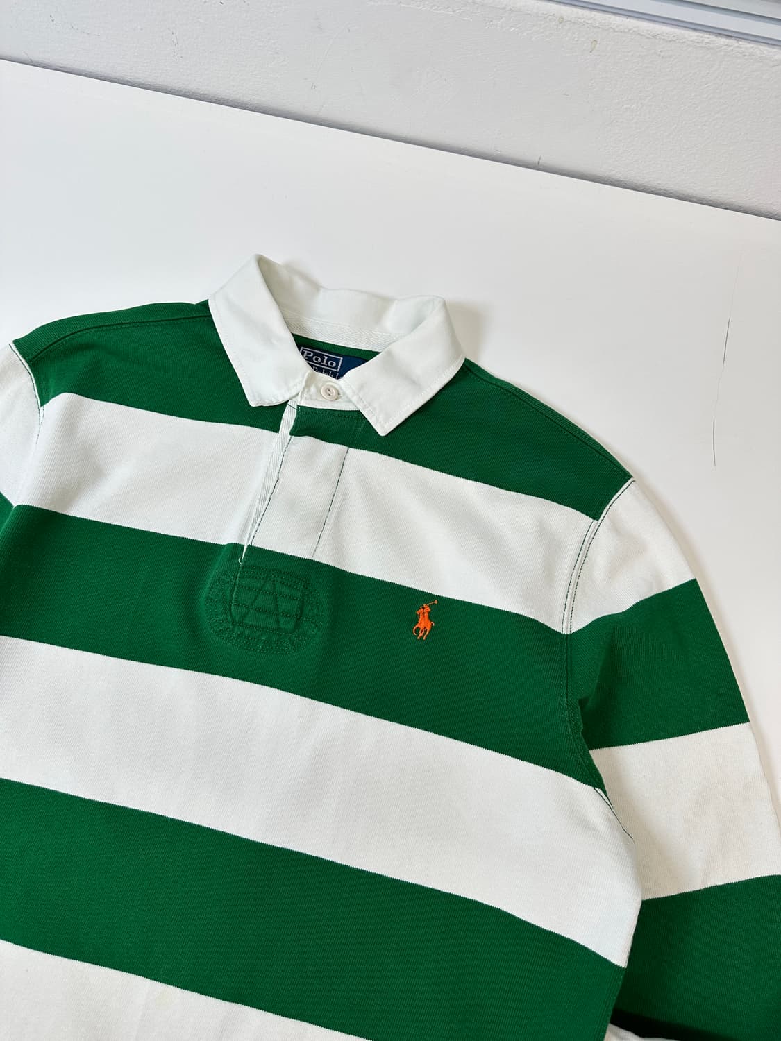 90s 폴로 랄프로렌 럭비 롱슬리브 셔츠 M 상품이미지2