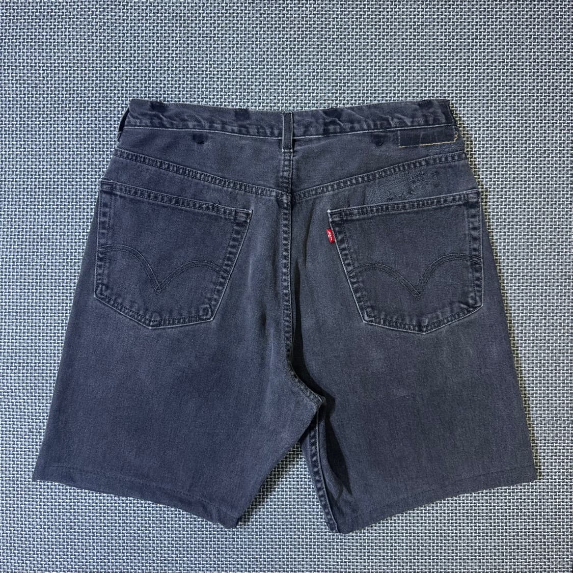 리바이스 블랙 하프 데님(35/kold_7876) 상품이미지6