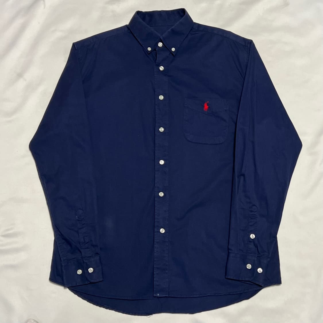 L 폴로랄프로렌 포켓 레드 로고 자수 셔츠 상품이미지2