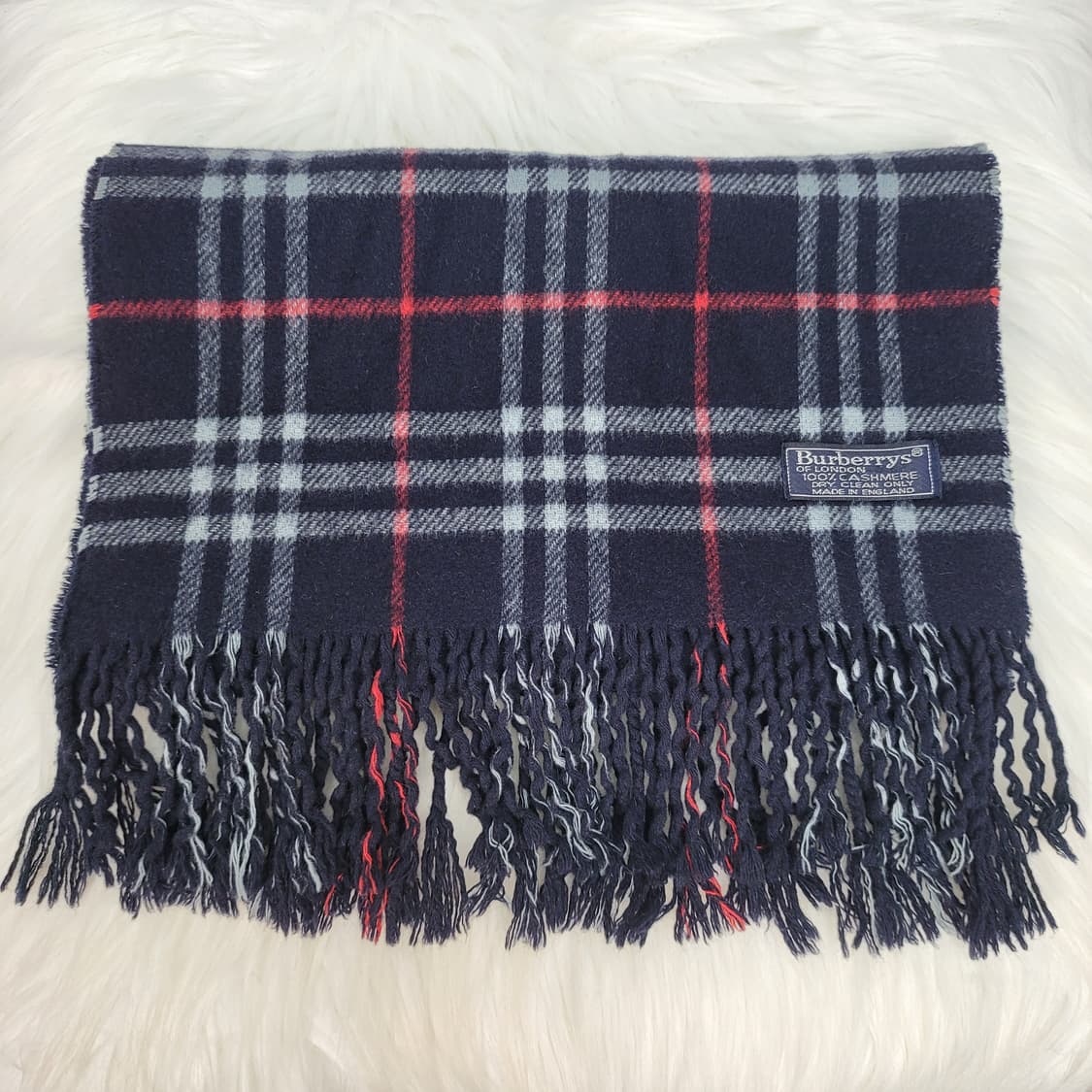 버버리 런던 100% 캐시미어 체크 머플러 목도리 남여공용 상품이미지4