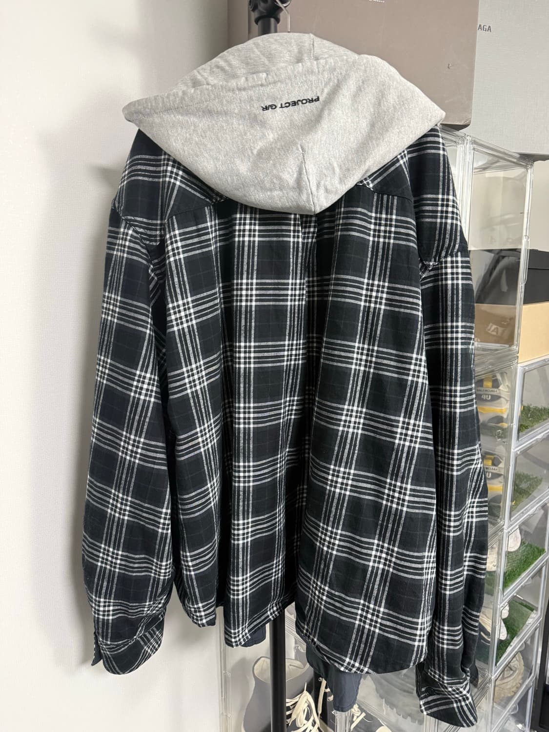 프로젝트지알 체크셔츠 1사이즈 4종 팝니다 상품이미지8