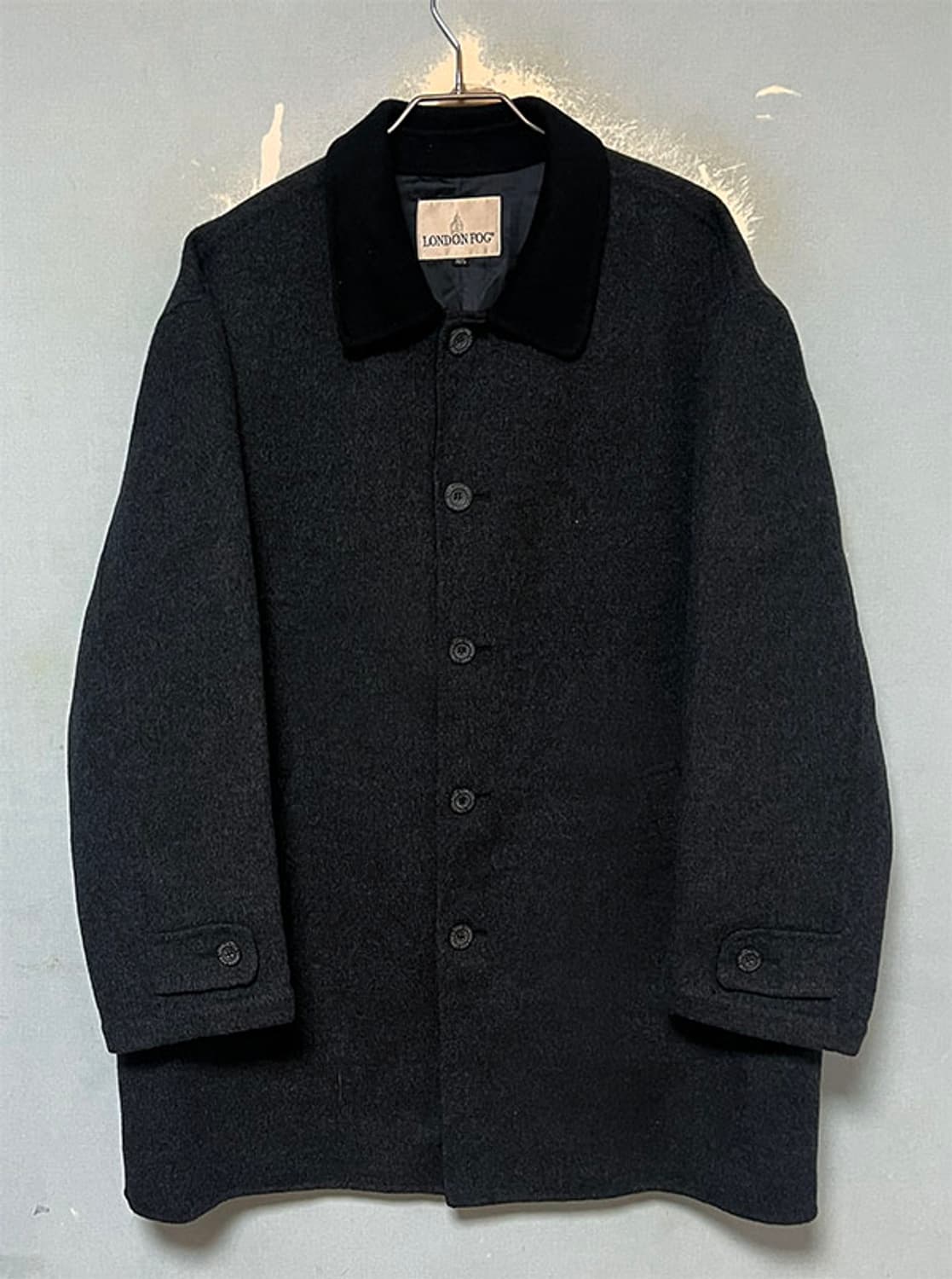 런던포그 남자 모직 하프코트 자켓 오버핏 XL 105  상품이미지1