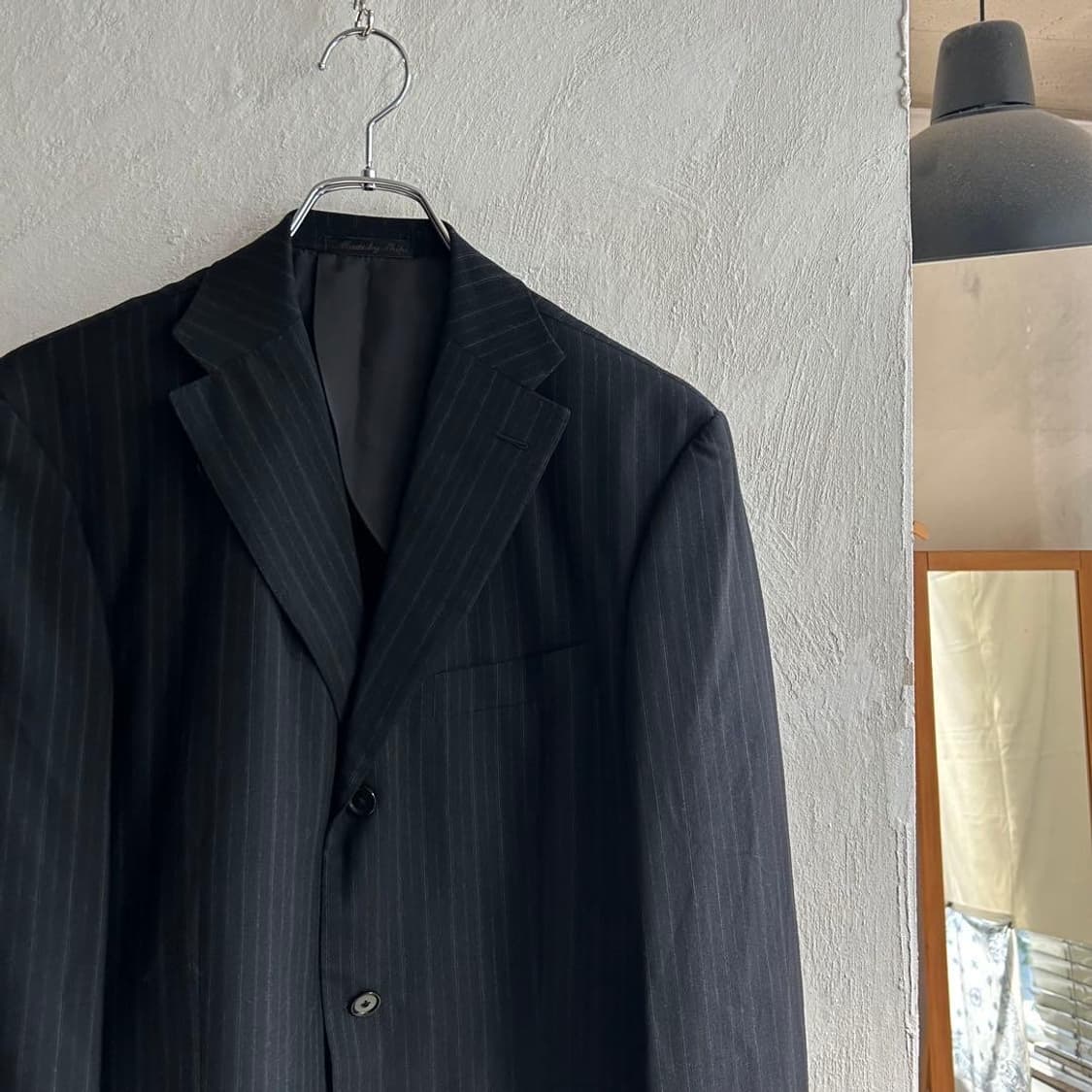 폭스 브라더스 X 쉽스 블랙 스트라이프 자켓 상품이미지1