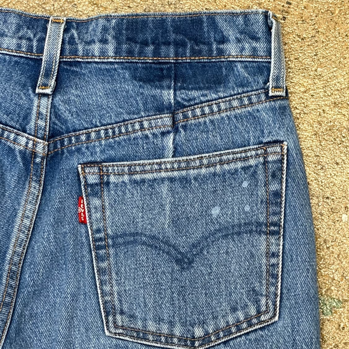 USA 빈티지 리바이스 절개 여성 청바지 상품이미지9
