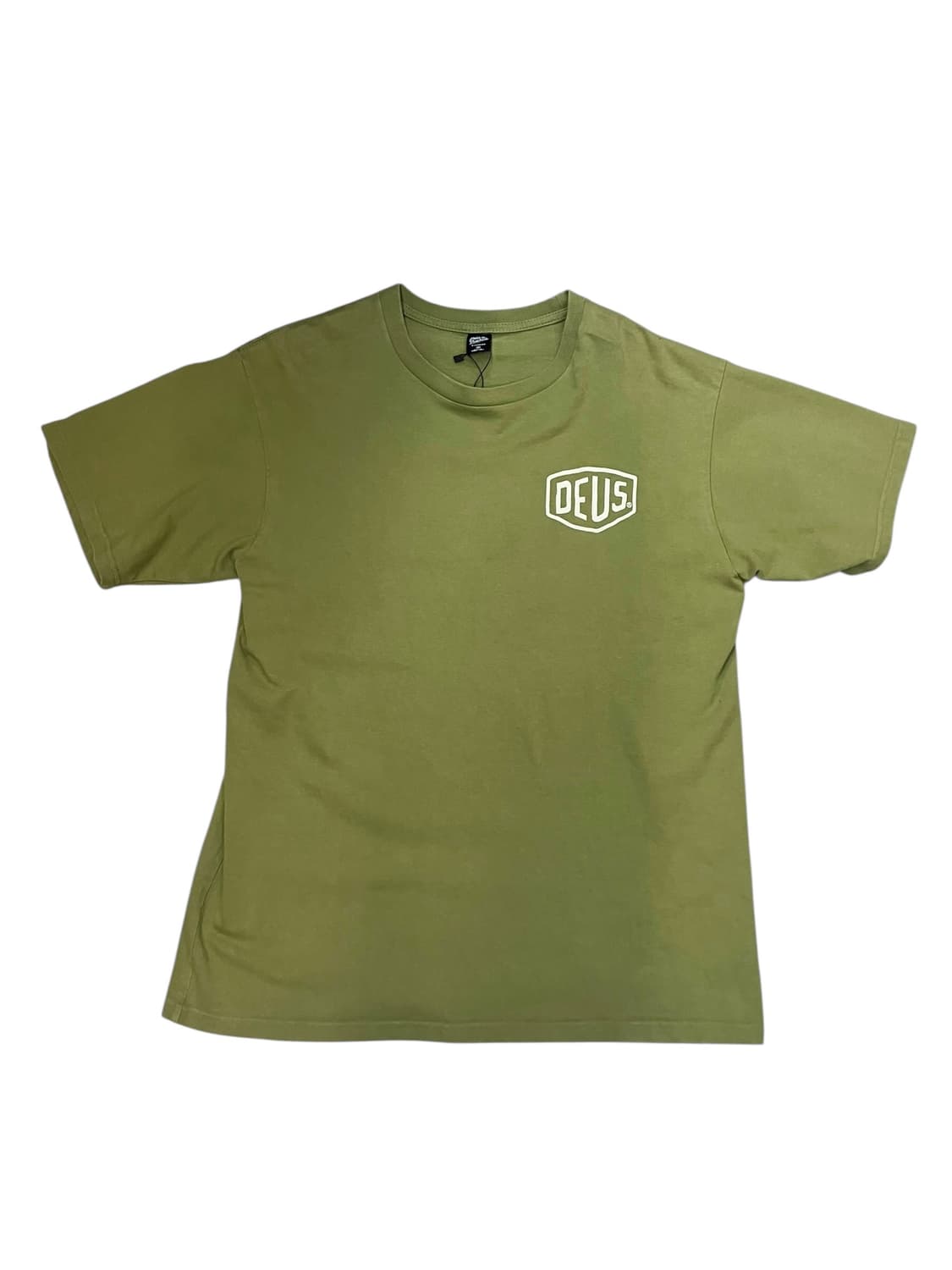 데우스 반팔 티셔츠 올리브그린 M #csz3201 상품이미지3